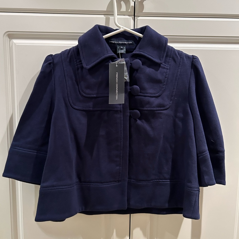 French Connection Ladies Blue Blazer Size 10US NWT